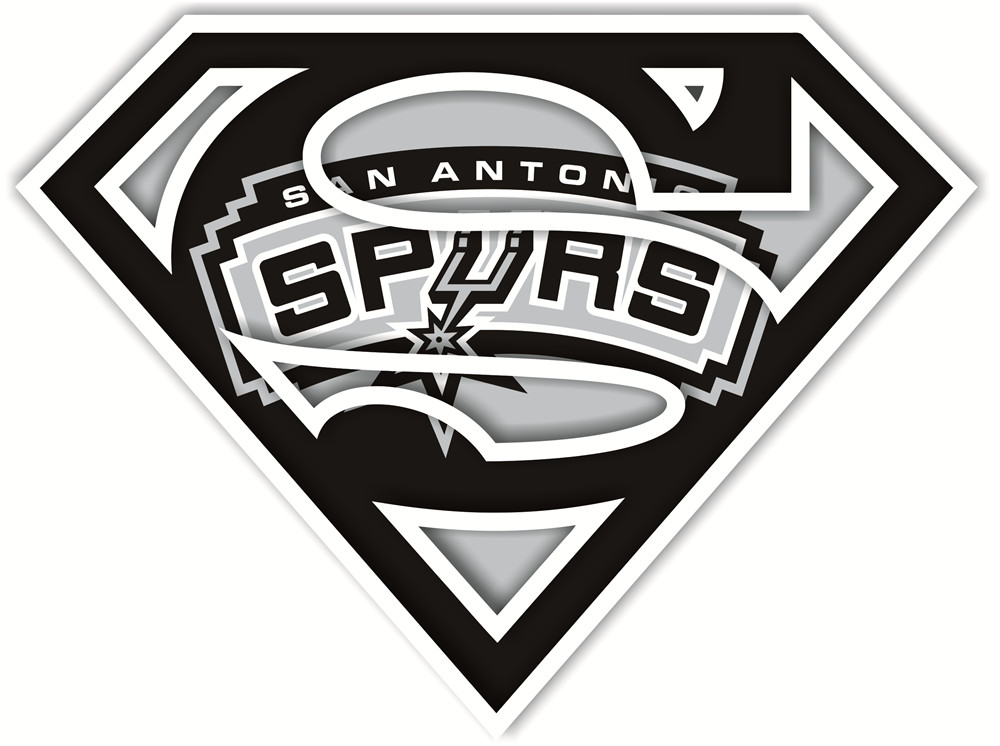 San Antonio Spurs superman fabric transfer